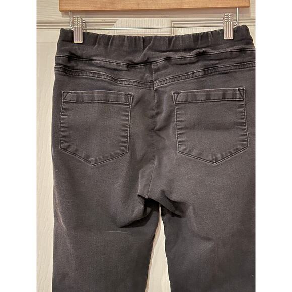 Blue Illusion Black Jeggings Size L - Picture 2 of 3